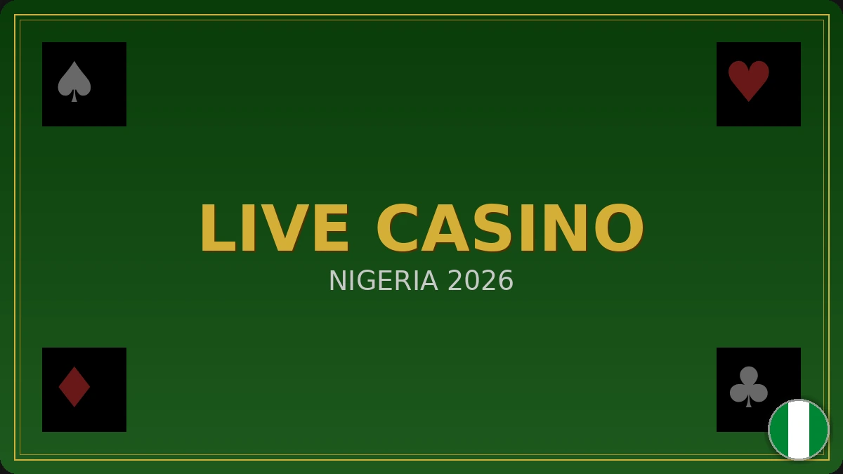 Live casino Nigeria 2026 best sites