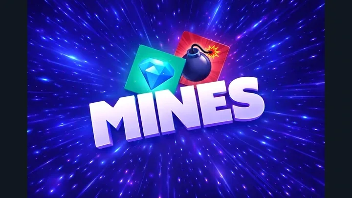 Mines game grid and controls
