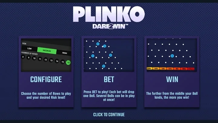 Plinko game board and betting controls