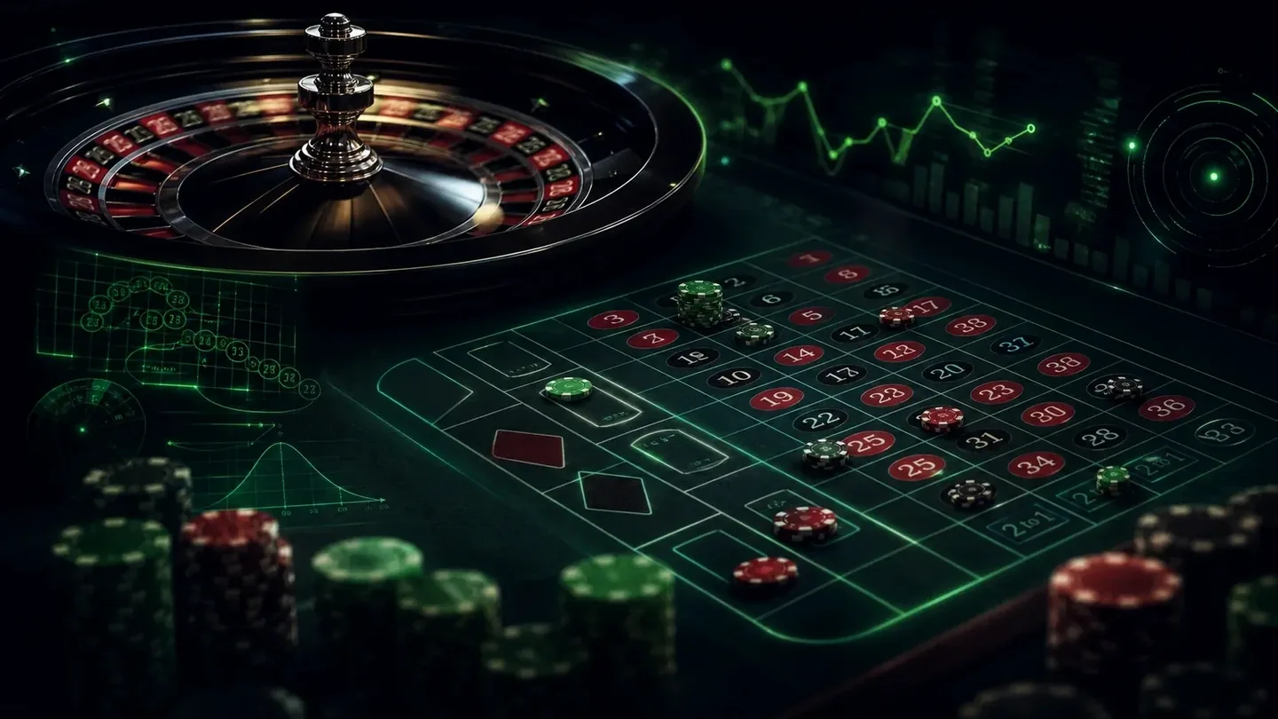 Roulette wheel and betting table explained